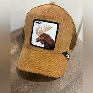 Goorin Bros Tan Moose Patch Cap